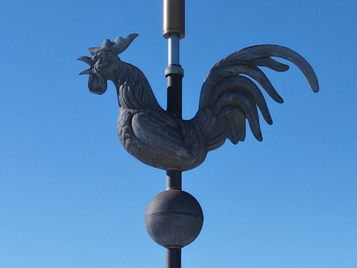 Le clocher de l'église de Boujeons, photo E. Rey