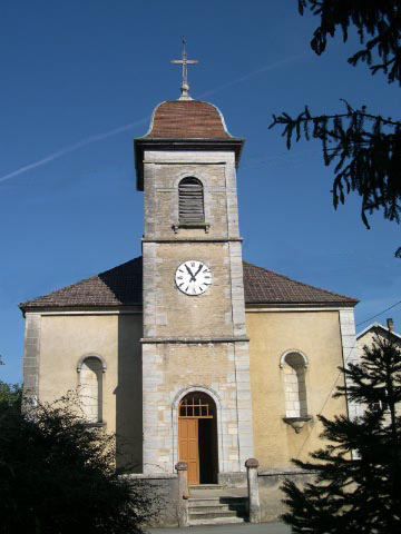 L'église de Bourguignon, photo B. Mougey