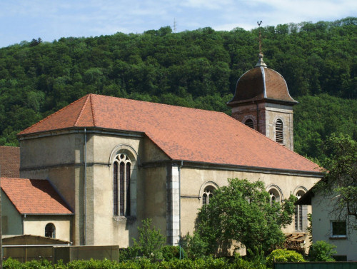 L'église de Bourguignon, photo J. Masset