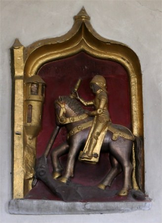 Saint-Georges terrassant le dragon, photo Y. Bessero