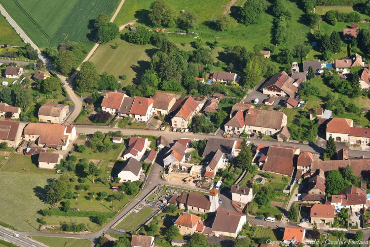 Le village de Branne, photo C. Fontana
