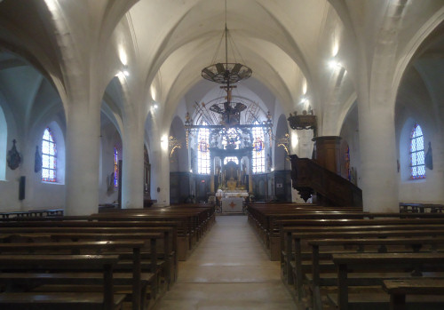 Intérieur de l'église de Breuvannes-en-Bassigny, photo E. Ozenne
