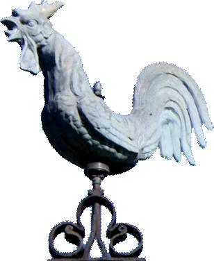 le coq de l'église de Briaucourt, photo Y. Bessero