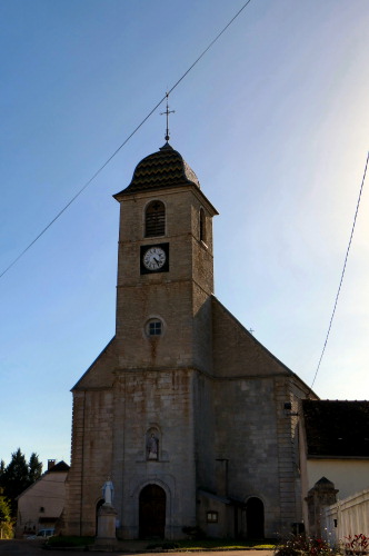 L'église de Broye-lès-Pesmes, photo Y. Bessero
