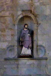 Statue de saint Pierre, photo Y. Bessero