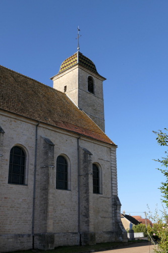 L'église de Broye-lès-Pesmes, photo Y. Bessero