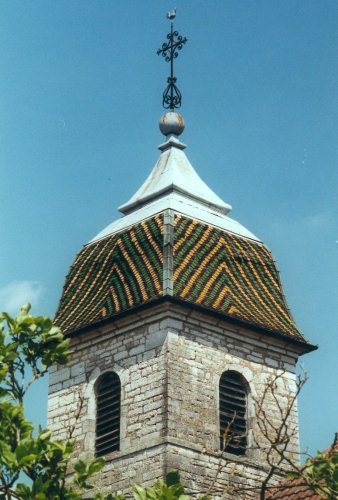 Le clocher de Brussey, photo M. Morlin