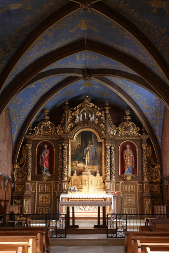 Le chœur de l'église de Buffard, photo C. Quillon