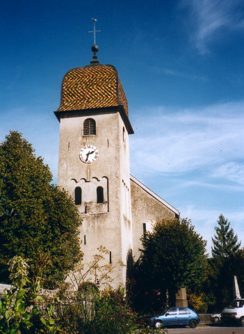 L'église de Byans sur le Doubs, photo M. Morlin
