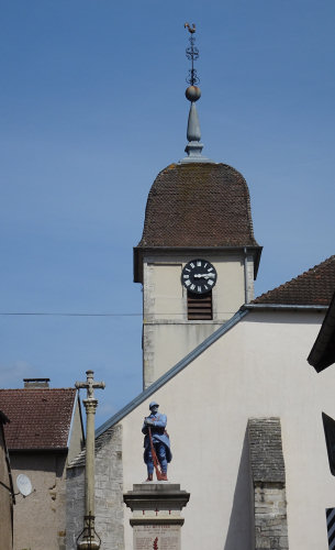 Clocher de Calmoutier, photo O. Pernot