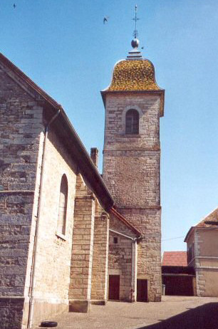 L'église de Cendrey, photo C. Briot