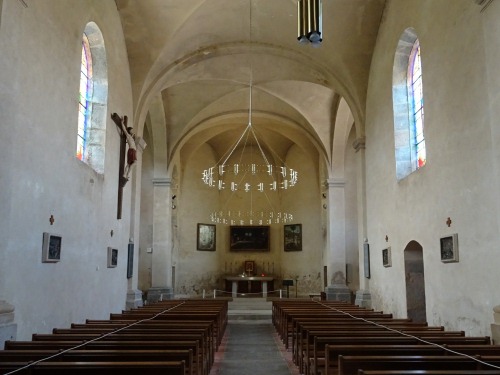 Nef de l'église de Censeau, photo  O Pernot