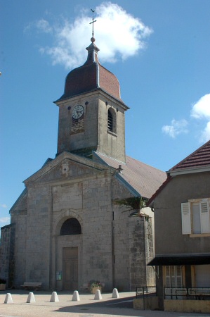 L'église de Chamblay, photo M. Morlin