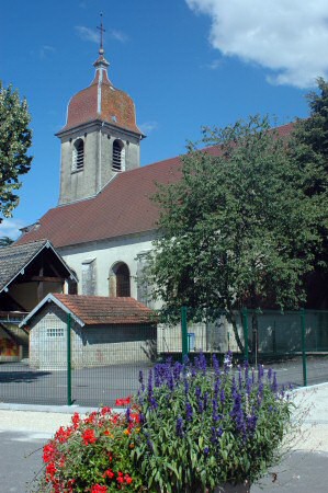 L'église de Chamblay, photo M. Morlin