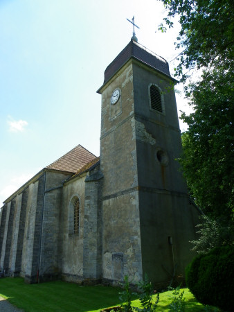 L'église de Chambornay-lès-Pins, photo D. Bion