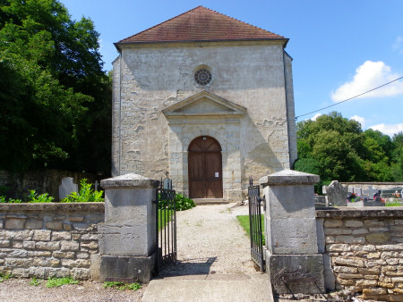 L'église de Chambornay-lès-Pins, photo D. Bion