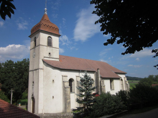 L'église de Chamesol, photo J. Masset