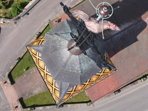 Le clocher de Champagney, photo E. Rey