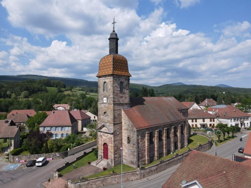 L'église de Champagney, photo E. Rey