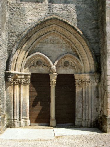 Portail de l'eglise de Champlitte-la-Ville, photo J. Menneret