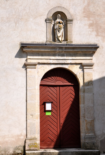 Porche de l'église de Champtonnay, photo M. Morlin