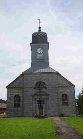 L'église de Chapois après restauration, photo O. Pernot
