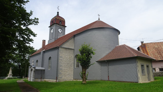 L'église de Chapois, photo O. Pernot