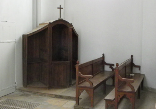 Confessionnal de l'église de Chargey-lès-Gray, photo D. Bion