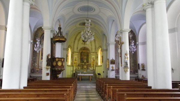 Intérieur de l'église de Chargey-lès-Gray, photo D. Bion