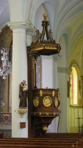 Chaire à prêcher, église de Chargey-lès-Gray, photo D. Bion