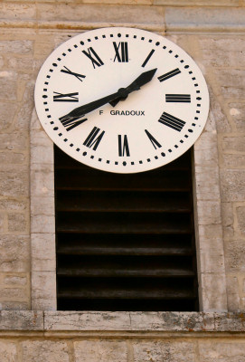 Horloge de l'église de Chatelneuf, photo O. Pernot