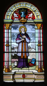 Vitrail de l'église de Chatelneuf, photo O. Pernot