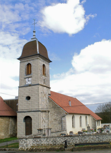 L'église de Chaux-lès-Clerval, photo J. Masset