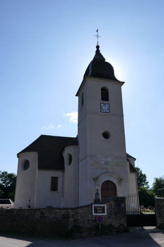 L'église de Cirey-lès-Bellevaux, photo Y. Bessero