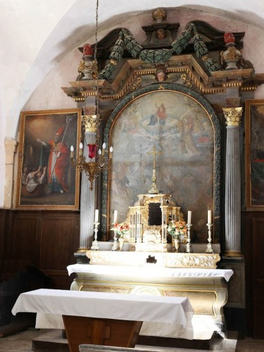 Maître-autel et retable de l'église  de Citey, photo C. Quillon