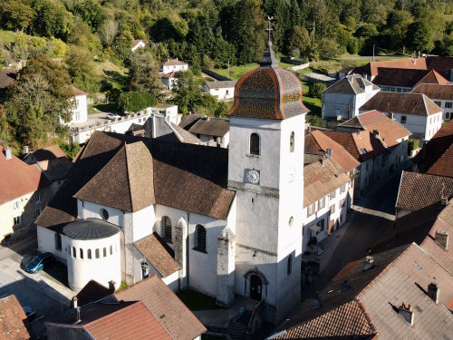 L'église de Clerval, photo E. Rey