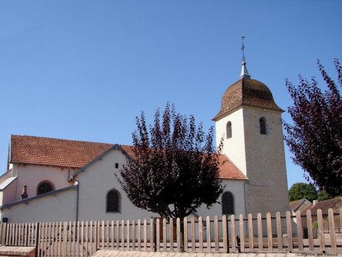 L'église de  Colombe-lès-Vesoul, photo Racines comtoises
