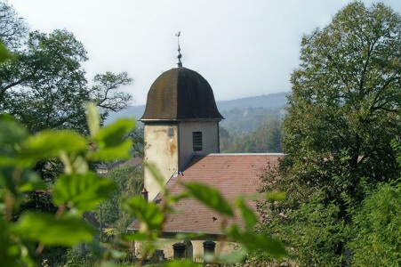 Le temple de Colombier-Fontaine, photo J. Masset