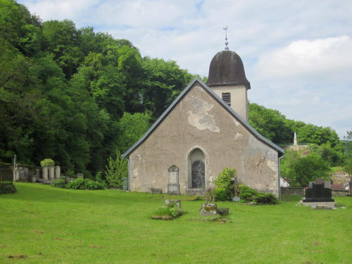 Le temple de Colombier-Fontaine, photo J. Masset