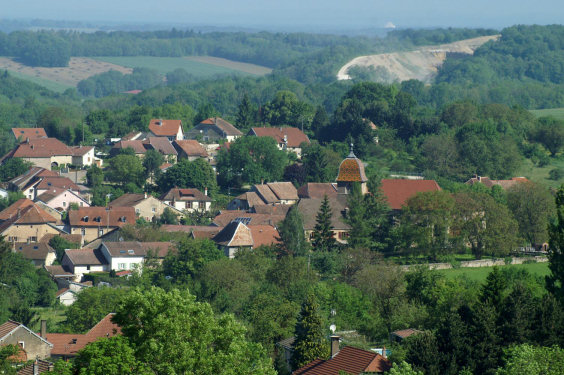 Vue du site de Courchaton, photo J. Masset