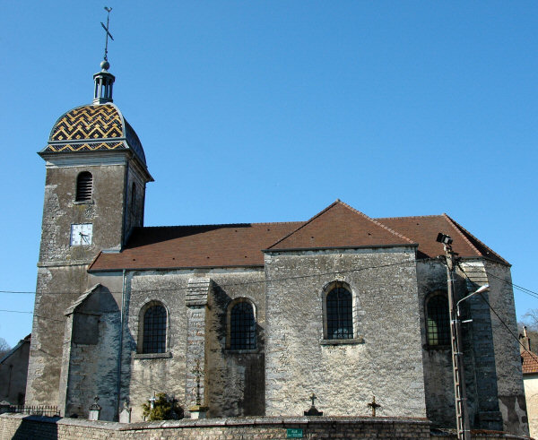 L'église de Courcuire, photo M. Morlin