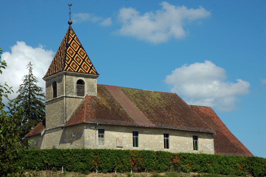 L'église de Courlaoux, photo M. Morlin