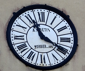 Horloge de l'église de Crançot, photo O. Pernot