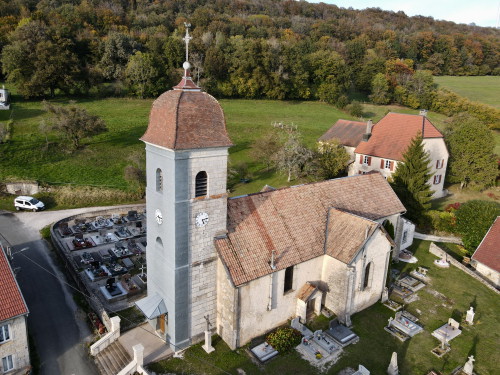 L'église de Crosey-le-Grand, photo E. Rey