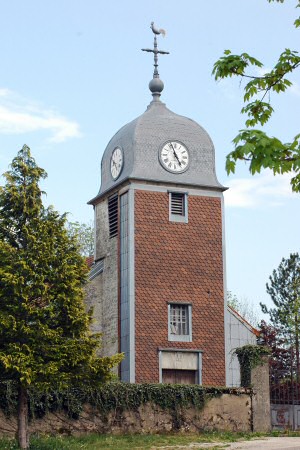 Le clocher de Crouzet-Migette, photo M. Morlin