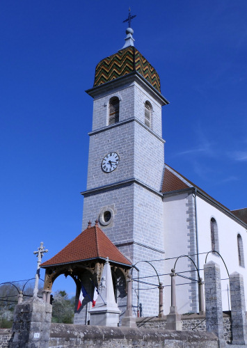 L'église de Cubry, photo Y. Bessero