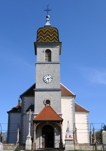 L'église de Cubry, photo Y. Bessero