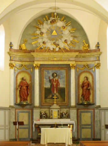 Intérieur de l'église de Dammartin-les-Templiers, photo D. Bion
