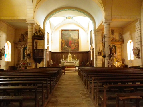Intérieurde l'église de Denain, photo D. Bion