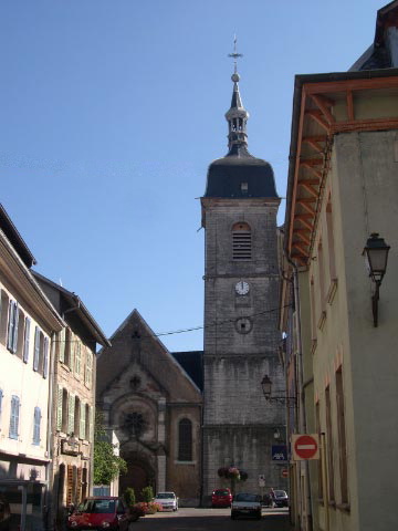 L'église de Delle, photo B. Mougey